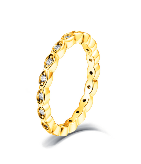 Bague Moissanite « Amani » - Or