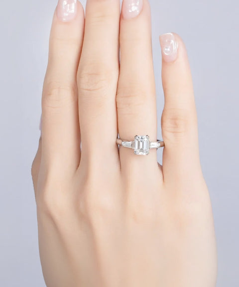 Bague Moissanite « Noémie »