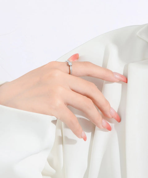 Bague Moissanite « Clarisse » - Or