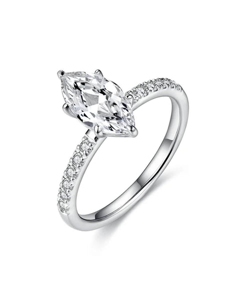 Bague Moissanite « Elaya »