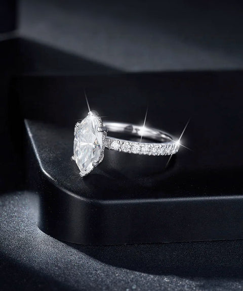 Bague Moissanite « Elaya »