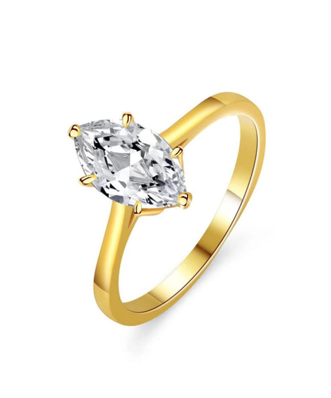 Bague Moissanite « Nae » - Or