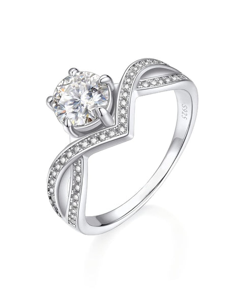 Bague Moissanite « Nora »