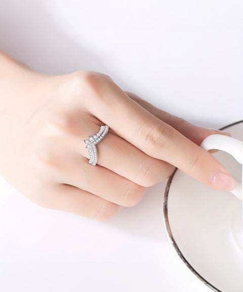 Bague Moissanite « Adriel » - Or