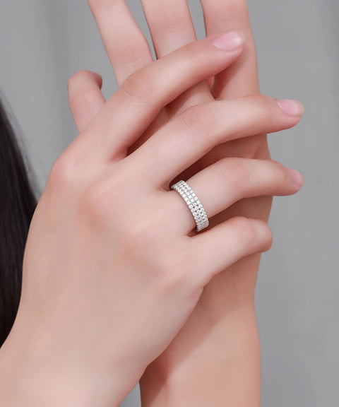 Bague Moissanite « Mathilde »