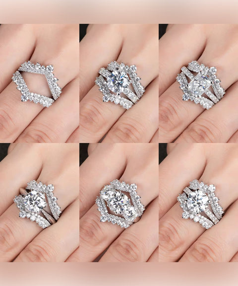 Bague Moissanite « Adriel » - Or