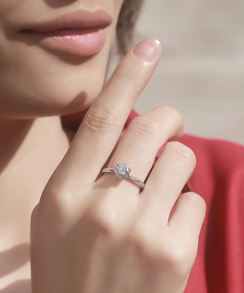Bague Moissanite « Margaux »