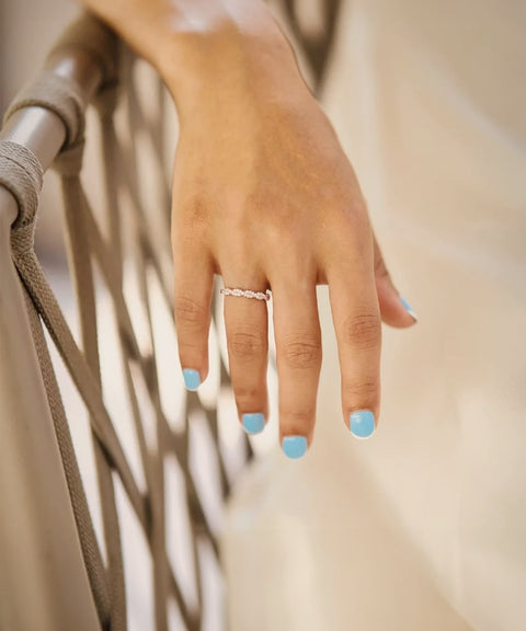Bague Moissanite « Estelle » - Or