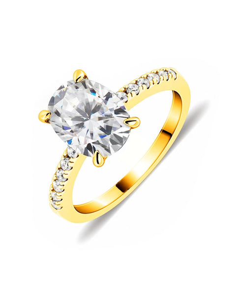 Bague Moissanite « Sandy » - Or