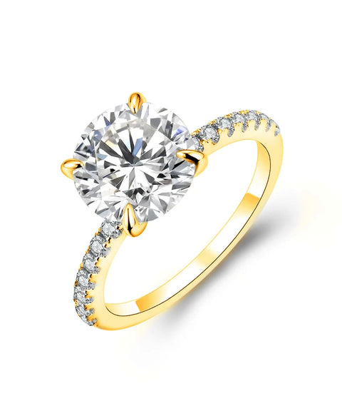 Bague Moissanite « Delphine » - Or