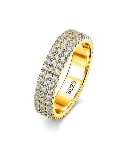 Bague Moissanite « Élise » - Or
