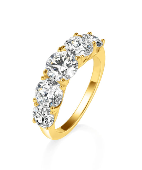 Bague Moissanite « Annie » - Or