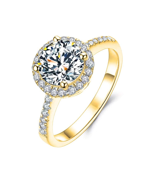 Bague Moissanite « Louise » - Or