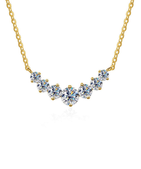 Collier Moissanite « Noélie » - Or
