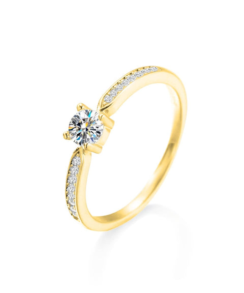Bague Moissanite « Clarisse » - Or