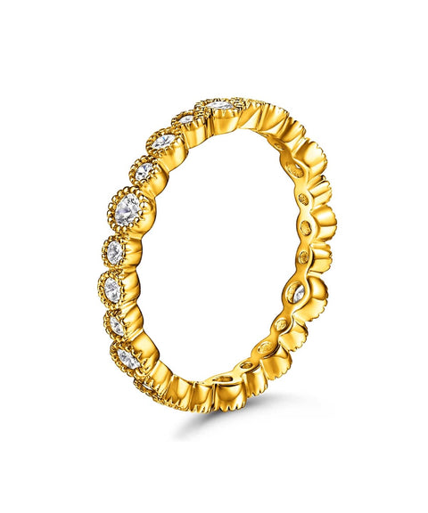 Bague Moissanite « Élan » - Or
