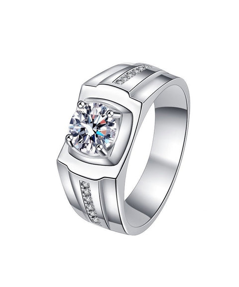 Bague Moissanite « Jo »