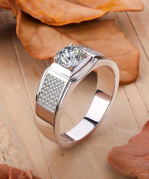 Bague Moissanite « Francis »