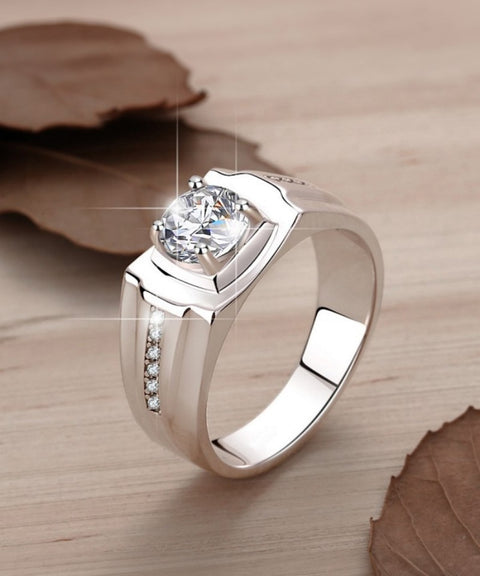 Bague Moissanite « Jo »