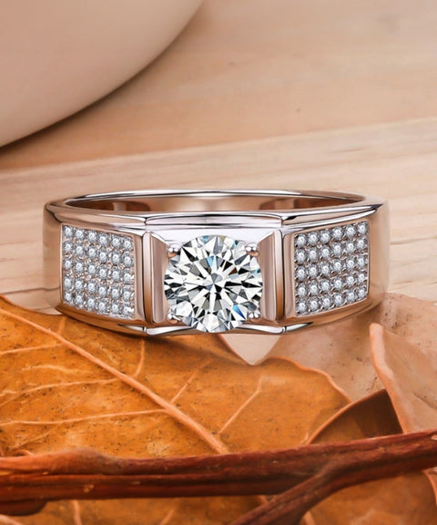 Bague Moissanite « Francis »