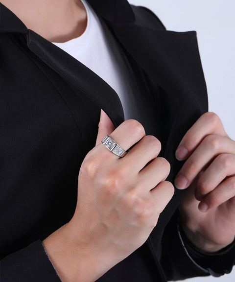 Bague Moissanite « Francis »