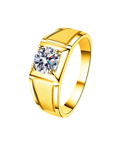 Bague Moissanite « Charlie » - Or