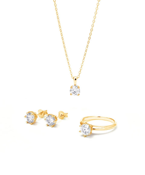 Sélivine Parure 4 Carats « Élise » - Or