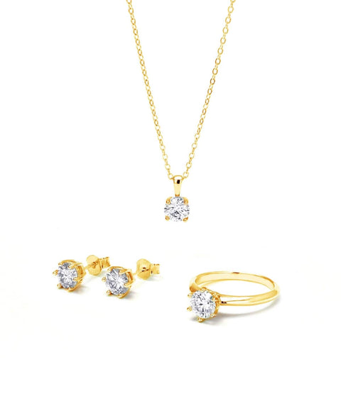 Sélivine Parure 4 Carats - Or
