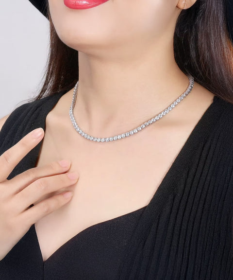Collier Moissanite « Aurélie »