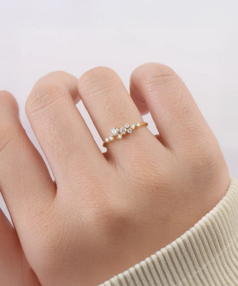 Bague Moissanite « Lior » - Or
