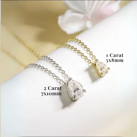 Collier Moissanite « Fleur »